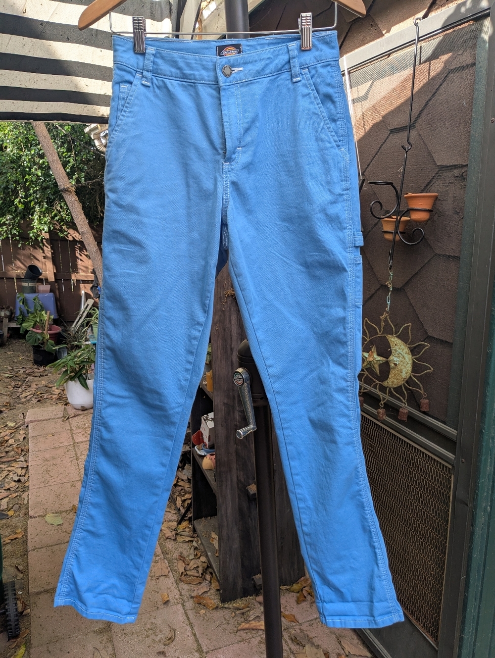 Dickies Sky Blue Work Carpenter Pants, size 27R